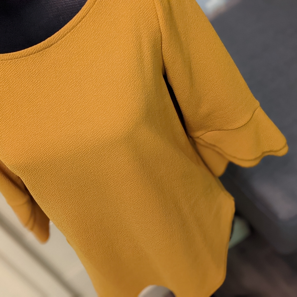 Mustard Yellow Blouse